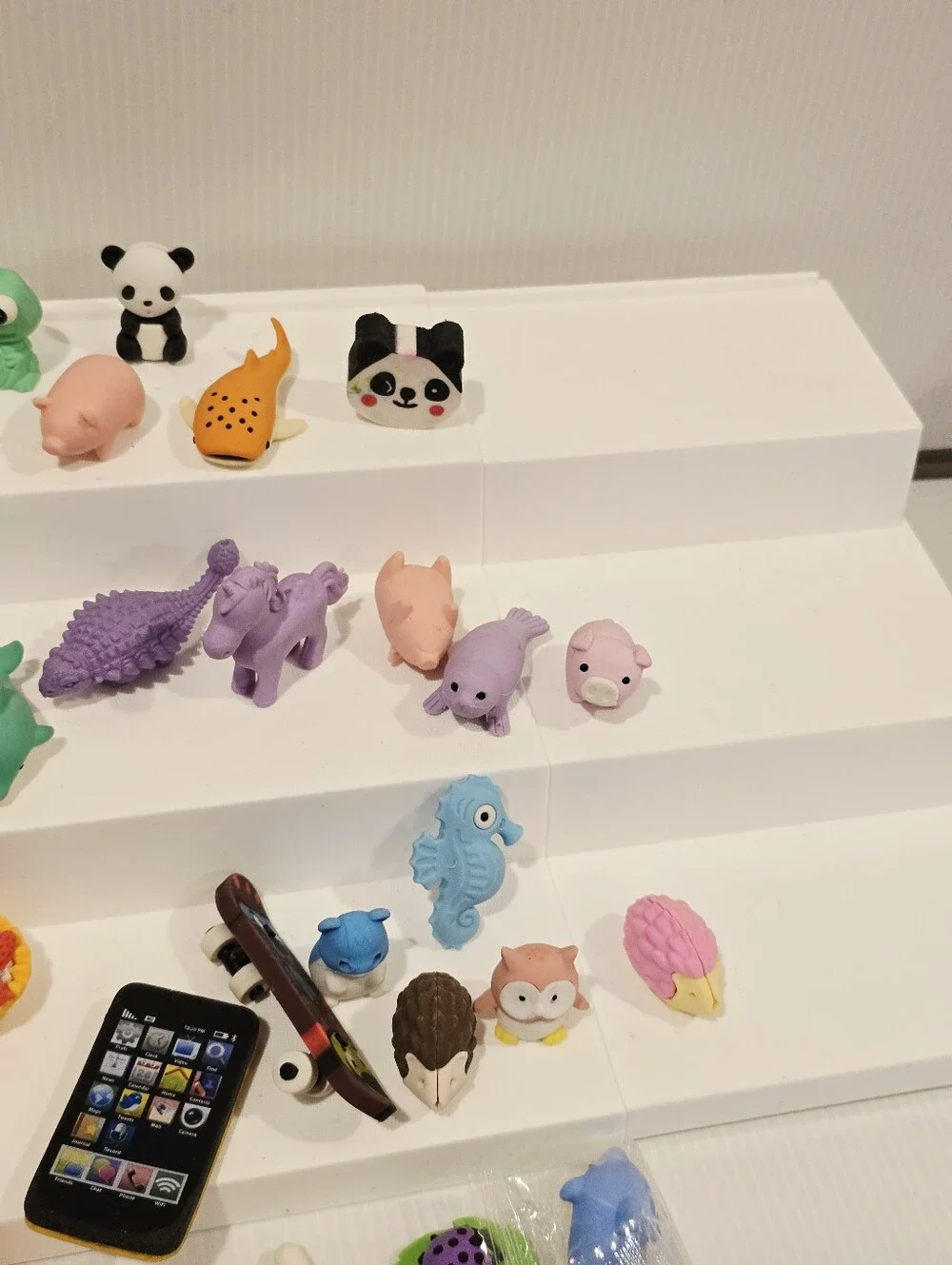 3D Puzzle Food and Animal Eraser Set